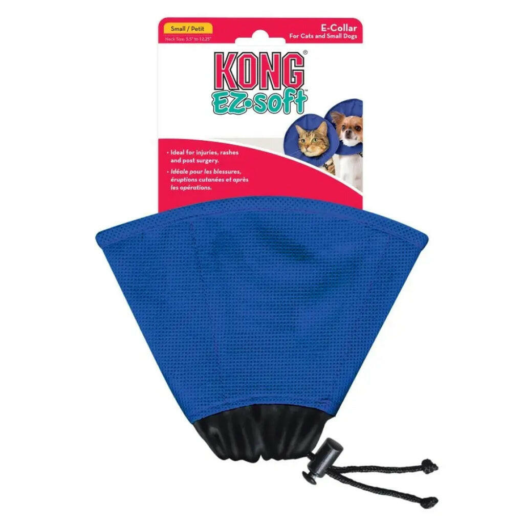 Kong Ez Soft Collar for Cats and Small Dogs- X-Small (Blue)