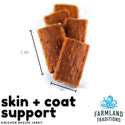 Farmland Traditions Simple Snacks Skin & Coat Support Chicken Jerky Dog Treats