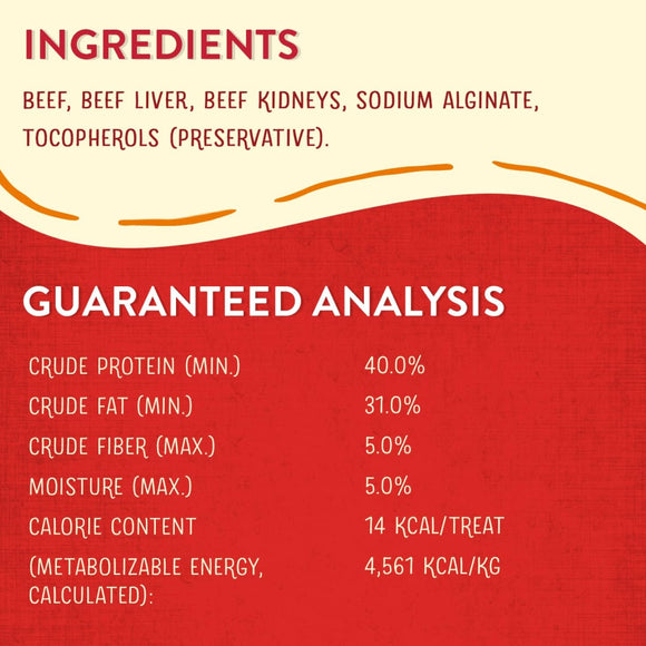 Stella & Chewy's Beef Wild Weenies Freeze-Dried Raw Dog Treats