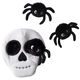 Petshop By Fringe Studio Skull w/ Spiders Hide & Seek Toy For Dogs