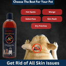 E3 K9 Antifungal & Antibacterial Shampoo for Dogs (16oz)