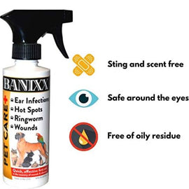 Banixx Pet Antibacterial & Antifungal Spray (8 oz)
