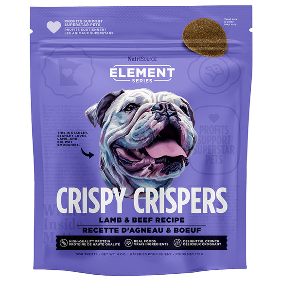 NutriSource Crispy Crispers Beef & Lamb Dog Treats (4 oz)