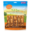 Canine Naturals Hide Free Peanut Butter Flavor Rolls Dog Treats