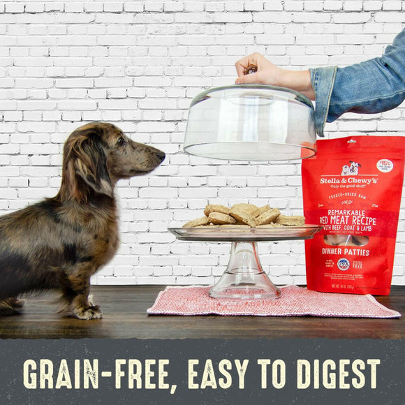 Stella & Chewy's Purely Pork Dinner Patties Freeze-Dried Raw Food for Dogs (14 oz)