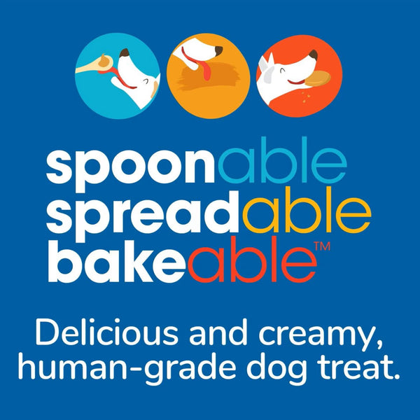 Fruitables Spoonable Spreadables Creamy Real Peanut Butter & Banana Treats For Dogs (7 oz)