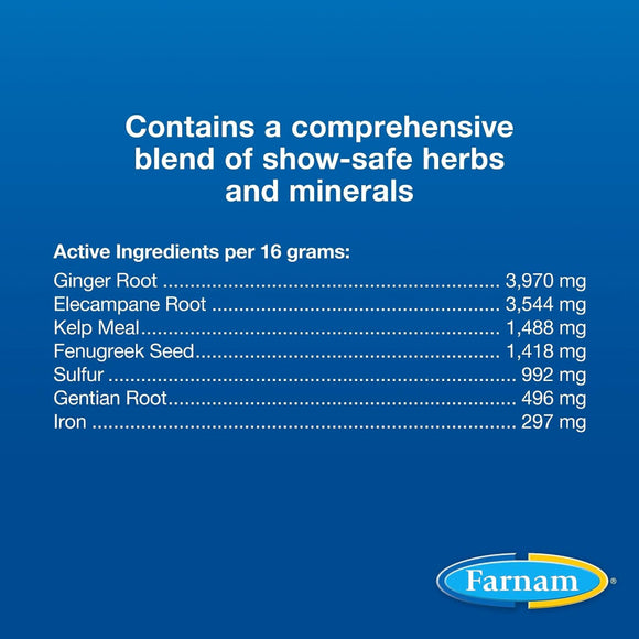 Farnam Cough Free Respiratory Supplement Health Pellets for Horses