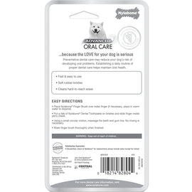 Nylabone Advanced Oral Care Finger Brush For Dogs (2 ct)