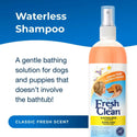 Fresh 'n Clean Waterless Shampoo For Dogs -Classic Fresh Scent (12 oz)