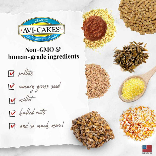 Lafeber Classic Avi-Cakes Small Bird Treats (8 oz)