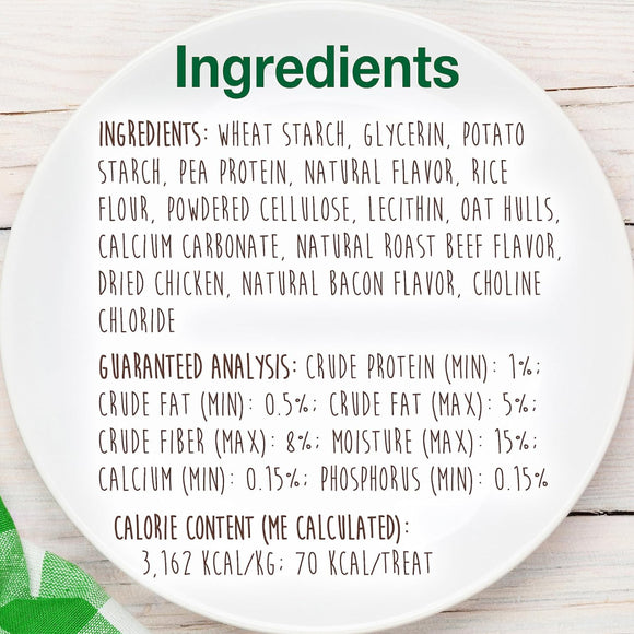 Nylabone Healthy Edibles Natural Long Lasting Roast Beef Flavor Dog Chew Treats- X-Large/Souper (1 ct)