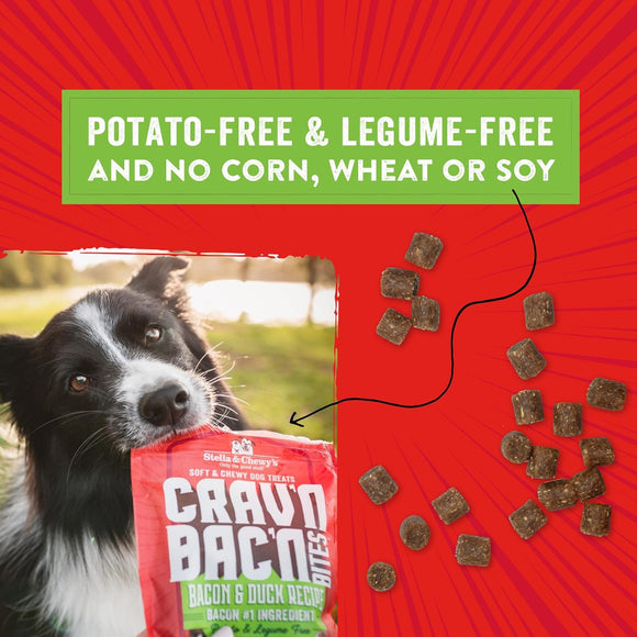 Stella & Chewy's Crav'n Bac'n Bites Bacon & Duck Recipe Dog Treats (8.25 oz)