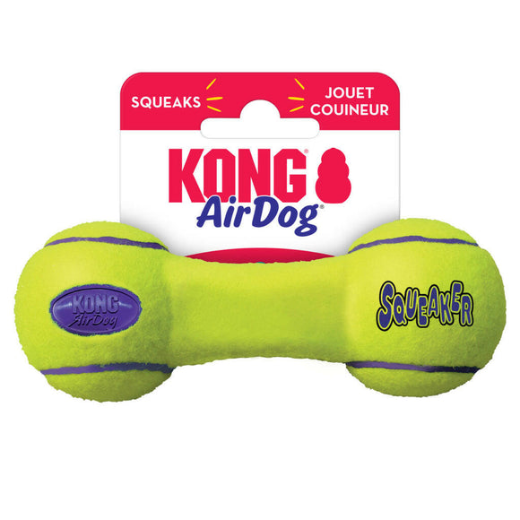 Kong Air Dog Squeaker Dumbbell Toy For Dog- Small