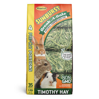 Higgins Sunburst Break A Bale Timothy Hay For Small Animals (35 oz)