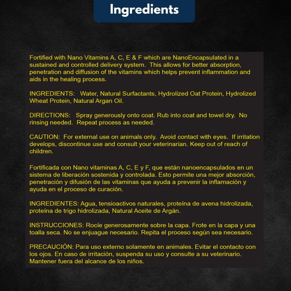 E3 Waterless Argan Oil Shampoo for Horses (32 oz)