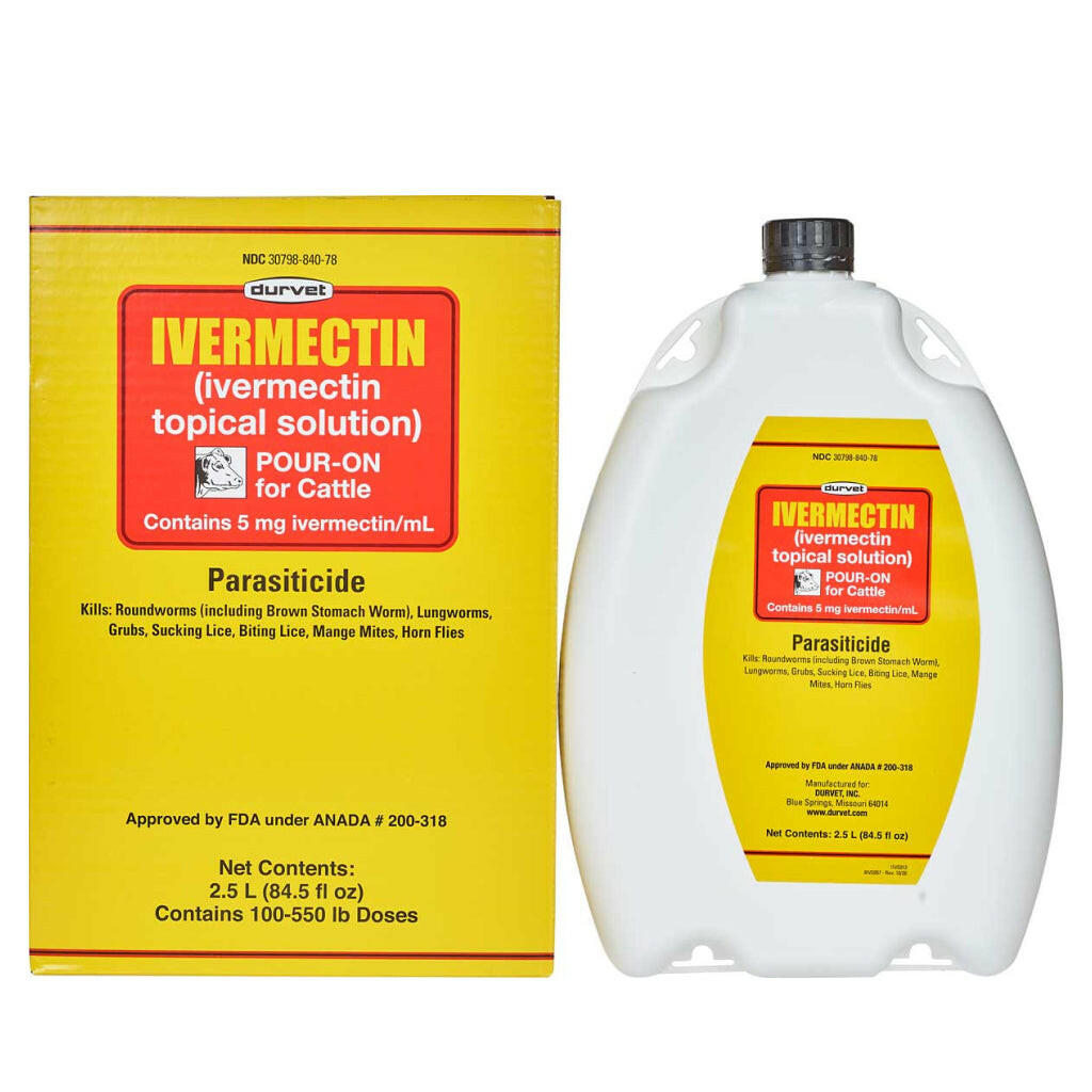 Durvet Ivermectin Pour-On for Cattle