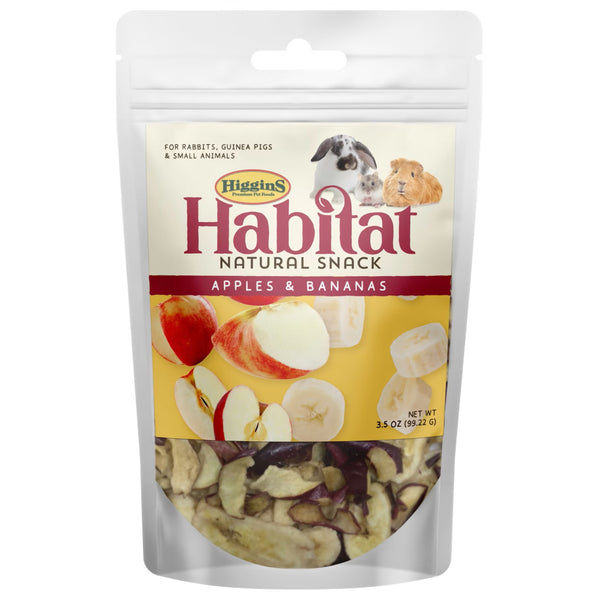 Higgins Habitat Natural Snack Apples & Bananas Small Animal 3.5 oz