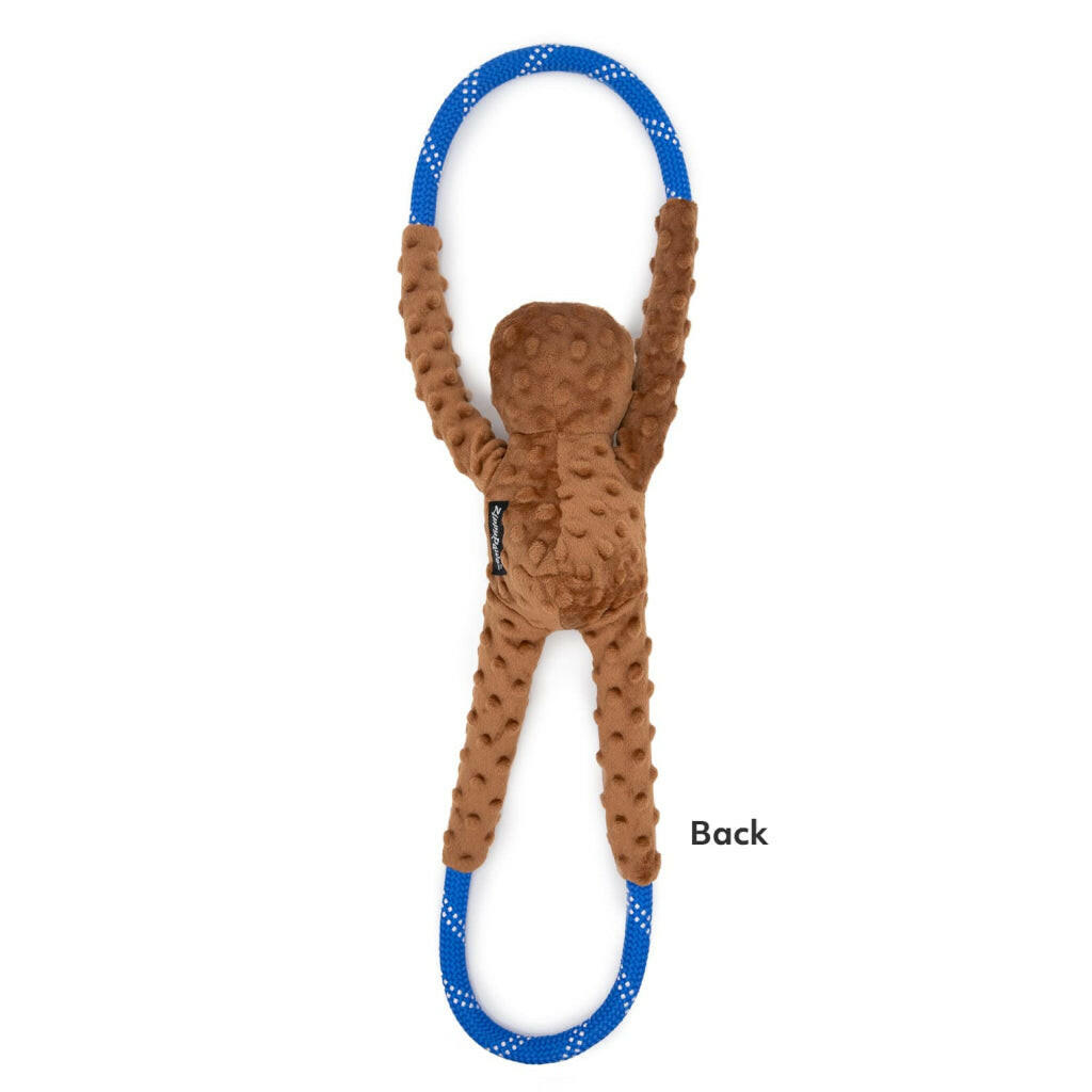 Zippy Paws RopeTugz Sloth Squeaky Plush Toy For Dog (Large)