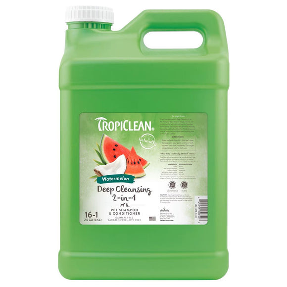 TropiClean Watermelon Refreshing 2-in-1 Shampoo & Conditioner For Dogs
