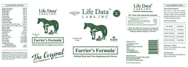 Farrier's Formula Pelleted Hoof & Coat Supplement for Horses