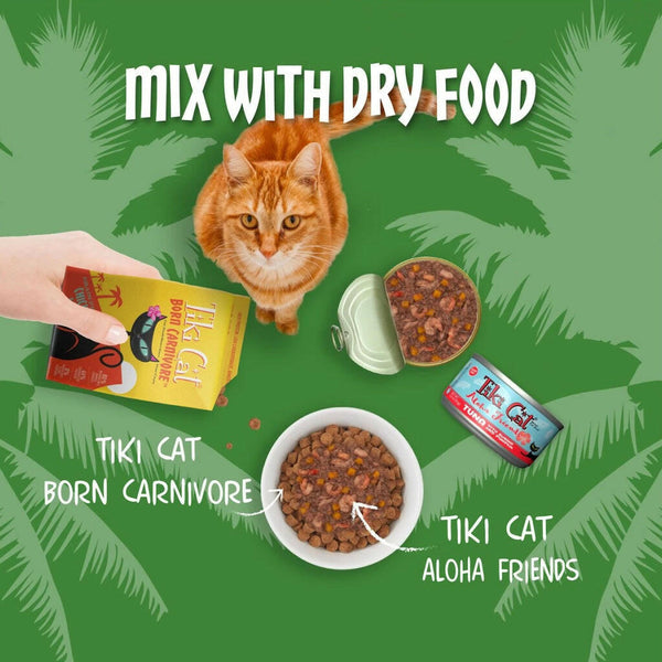 Tiki Cat Aloha Friends Grain-Free Wet Canned Food For Cats -Variety Pack (3 oz x 12 cans)