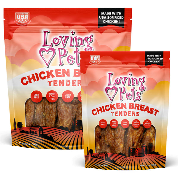 Loving Pets Chicken Breast Tenders for Dogs