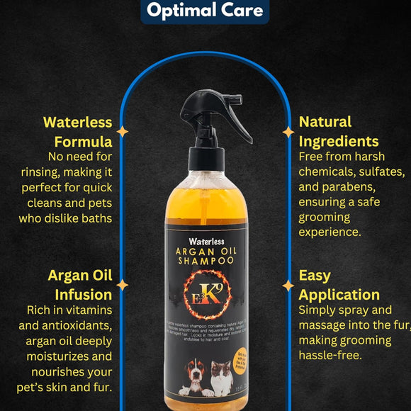 E3 Waterless Argan Oil Shampoo for Pets (16 oz)