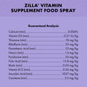 Zilla Vitamin Supplement with Carotene Food Spray For Reptiles (8 oz)