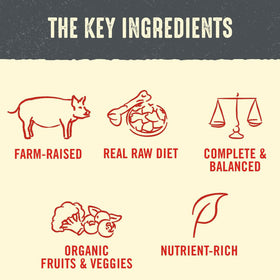 Stella & Chewy's Purely Pork Dinner Patties Freeze-Dried Raw Food for Dogs (14 oz)