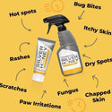 Absorbine Silver Honey Hot Spot & Wound Care Spray Gel (8 oz)