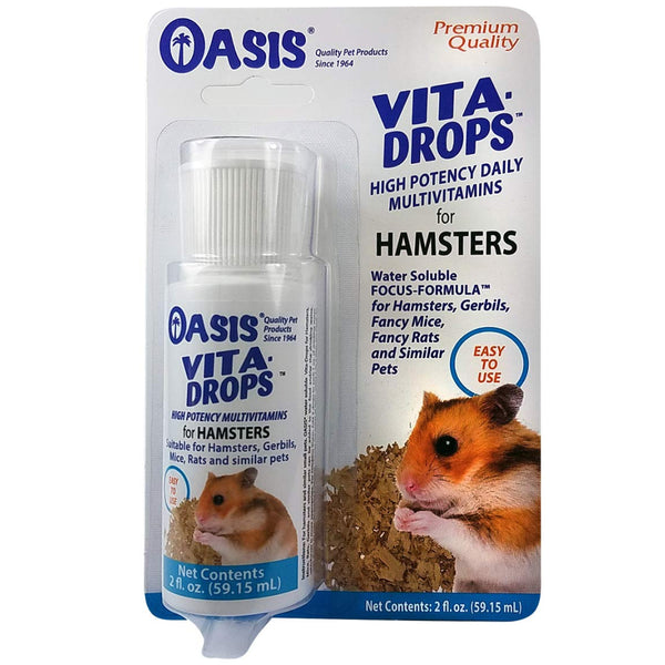 Oasis Vita-Drops High Potential Daily Multivitamin for Hamsters & Pocket Pets (2 oz)