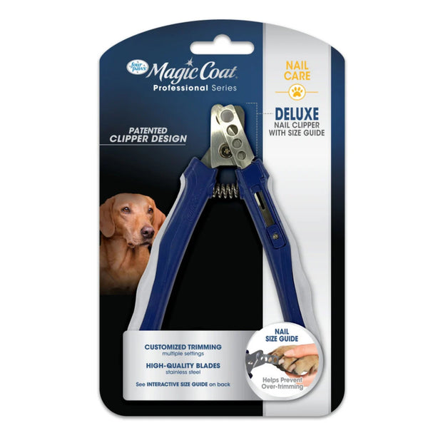 Four Paws Magic Coat Professional Series Deluxe Nail Clipper For Dogs With Size Guide