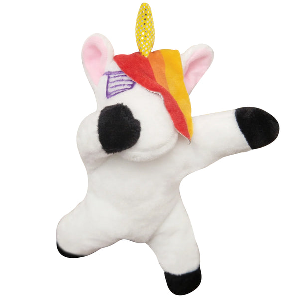 Snugarooz Baby Dab the Unicorn Trendy Plush Dog Toy (6.5")