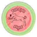 Booda Tail-Spin Flyer Soft Bite Frisbee Toy For Dogs- Color Varies