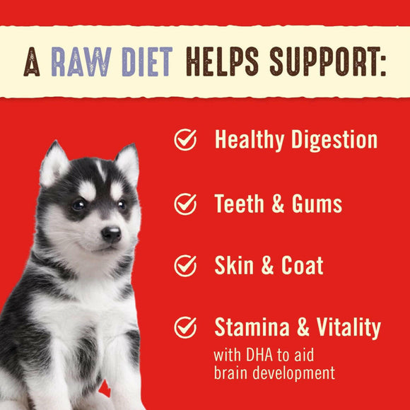 Stella & Chewy's Perfectly Puppy Chicken & Salmon Dinner Patties Freeze-Dried Raw Food (5.5 oz)