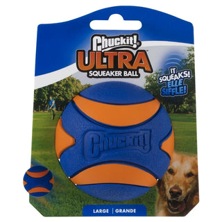 Chuckit! Ultra Squeaker Ball Toy For Dogs- Large