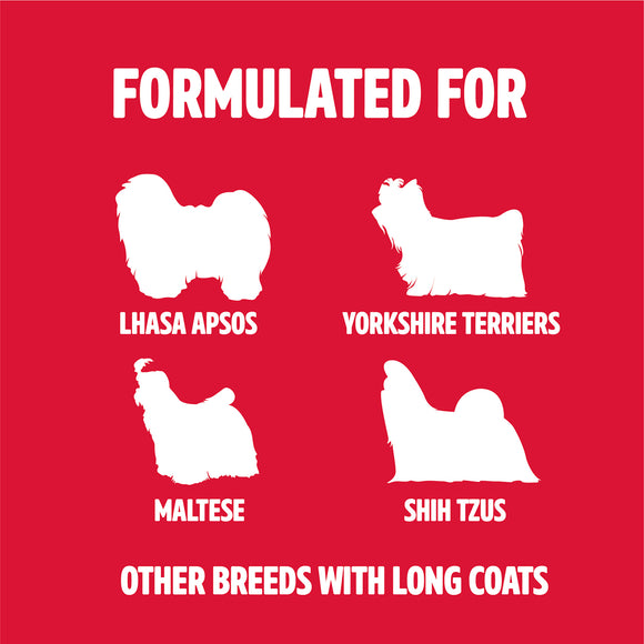 TropiClean PerfectFur Long Haired Coat Shampoo for Dogs (16 oz)