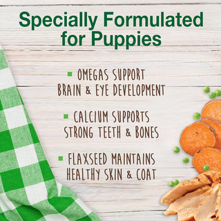 Nylabone Healthy Edibles Puppy Natural Sweet Potato & Tukery Flavor Puppy Chew Treats- Small/Regular (8 ct)