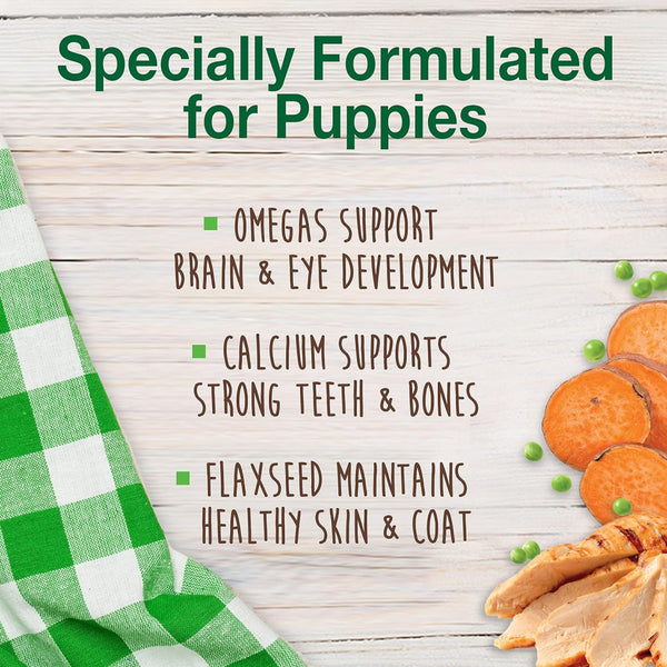 Nylabone Healthy Edibles Puppy Natural Sweet Potato & Tukery Flavor Puppy Chew Treats- Small/Regular (8 ct)