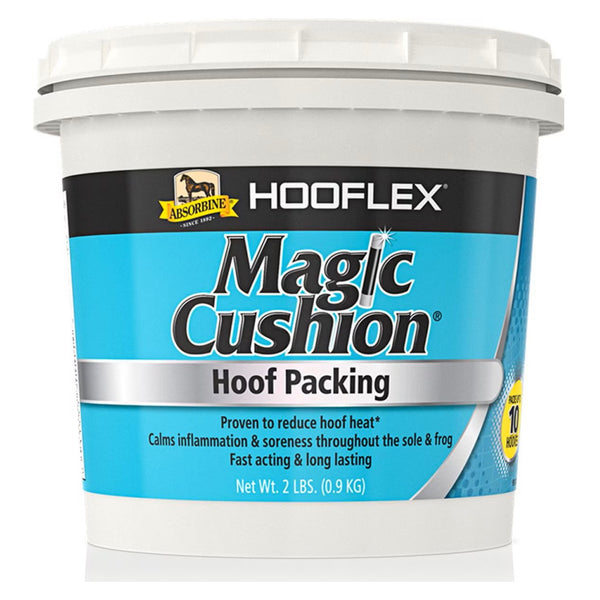 Magic cushion for horses is proven to reduce hoof heat and calms inflammation and soreness throughout the sole and frog. 