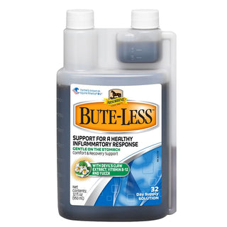 Absorbine Bute-Less for horses is a horse wellness supplement that provides mobility support for horses. 