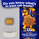 Fruitables Limited Ingredient Chicken with Blueberry Crunchy Treats For Cats