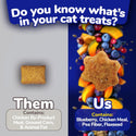 Fruitables Limited Ingredient Chicken with Blueberry Crunchy Treats For Cats