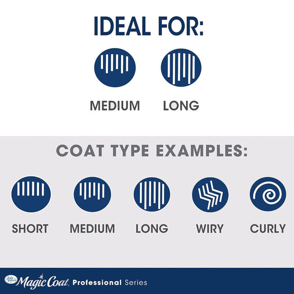 Four Paws Magic Coat Professional Series Comfort-Grip Slicker Brush For Cats