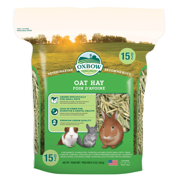 Oxbow Animal Health Oat Hay for Small Animals (15 oz)