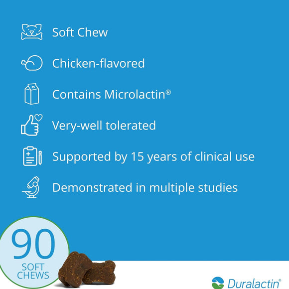 Duralactin® Canine Joint Health Supplement Soft Chews for Dogs