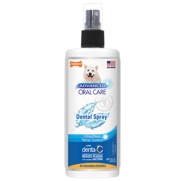Nylabone Advanced Oral Care Fresh Breath Dental Spray For Dogs (4 oz)