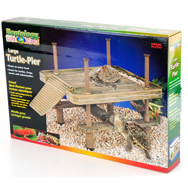 Penn-Plax Bask Platforangem Turtle Pier Basking Platform