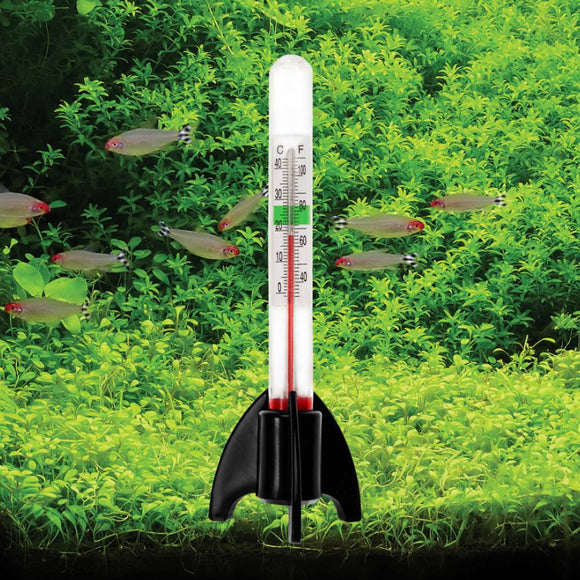 Aquatop Standing Glass Thermometer with Weighted Claw