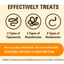 SENTRYHC 7 Way De-Wormer SM Dog 2ct - Blistered Carton